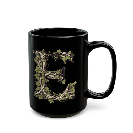 CUSTOM Personalized Letter E and Name Coffee Cup | Mom, Grandma, Aunt Gift