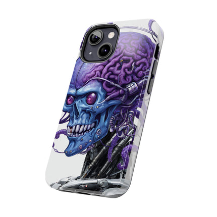 BLUE ALIEN SKULL Phone Case