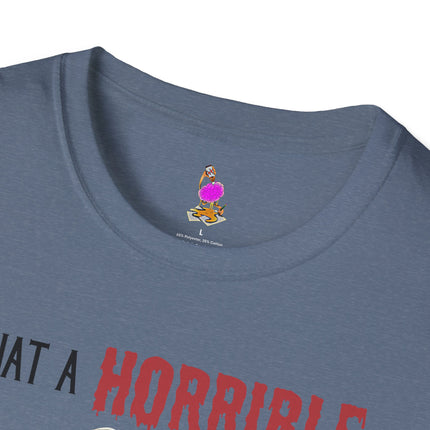 WHAT A HORRIBLE NIGHT TO LOSE A PURSE! Halloween Funny Video Game Inspired Pride Tee | LGBTQ Mens Womens Tshirt