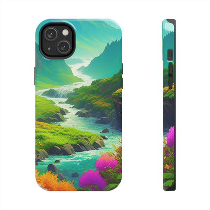 RIVER SPRING FLOWER VALLEY Phone Case