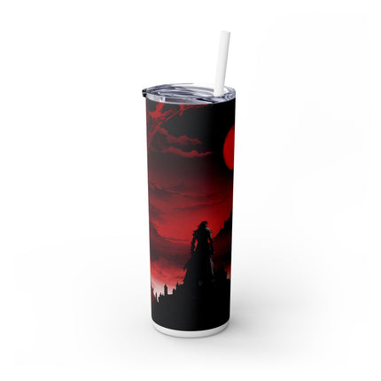 WHAT A HORRIBLE NIGHT TO TRAVERSE THE DARKNESS - Video Game Inspired Skinny Tumbler