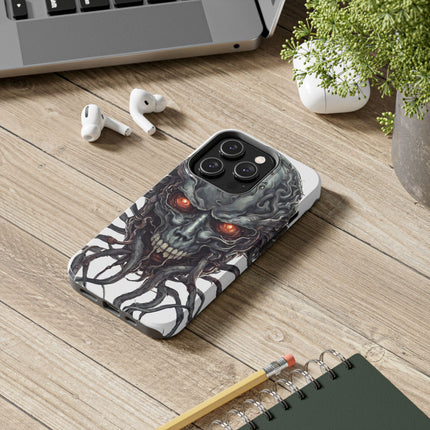 TENTACLED METAL ALIEN SKULL Phone Case