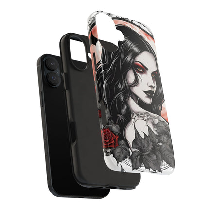 VAMPIRESS UNDER THE BLOOD MOON Phone Case