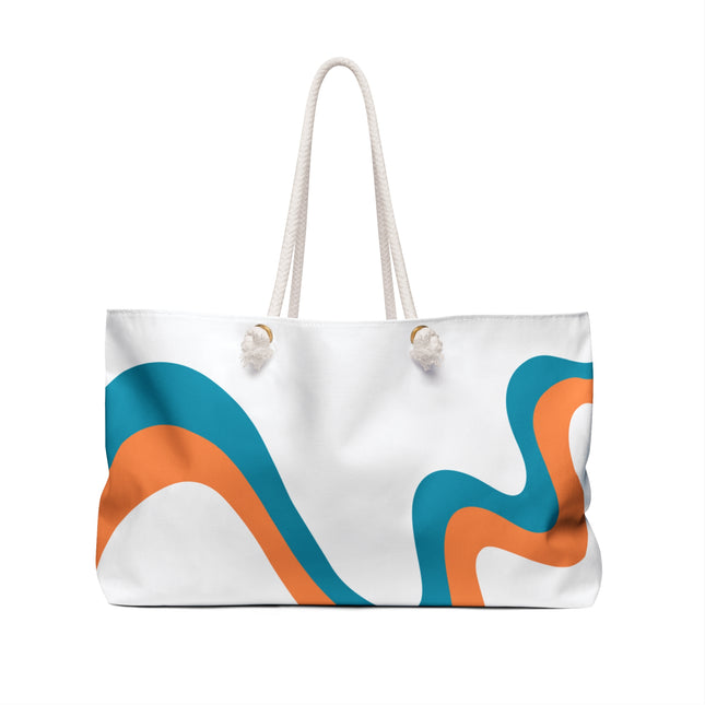 Mushroom Vibe Travel Gift | Trippy Psychedelic 70s Weekend Bag | Rainbow Hippie Overnight Carrier | Seventies Love Stoner Trendy Traveler