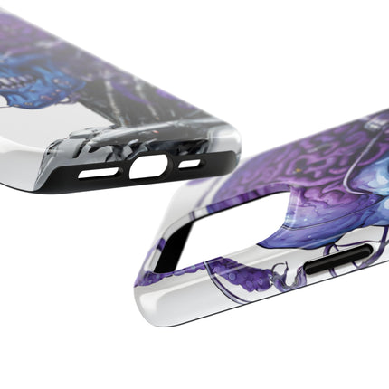 BLUE ALIEN SKULL Phone Case