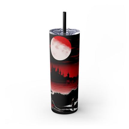 THE PATH OF EMPTINESS IS A PRELUDE TO THE NIGHT - Video Game Inspired Skinny Tumbler