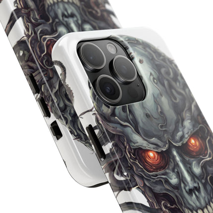 TENTACLED METAL ALIEN SKULL Phone Case