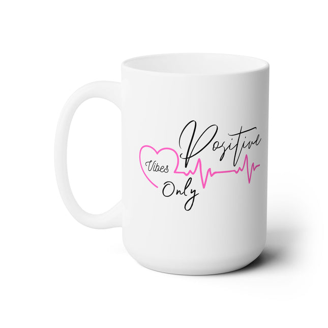 POSITIVE VIBES ONLY Inspirational Nurses Station Coffee Mug
