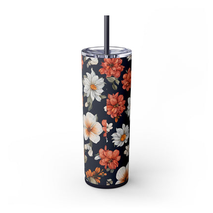 FLOWERS BLOSSOM Tumbler- Fitness Gym Workout Travel Drink Holder
