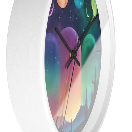 MOONLIGHT HILLS Wall Clock