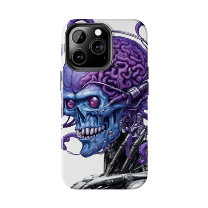 BLUE ALIEN SKULL Phone Case