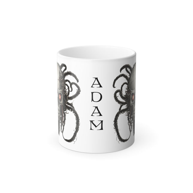 PERSONALIZED EVIL TENTACLE ROBOTIC SKULL Coffee Mug