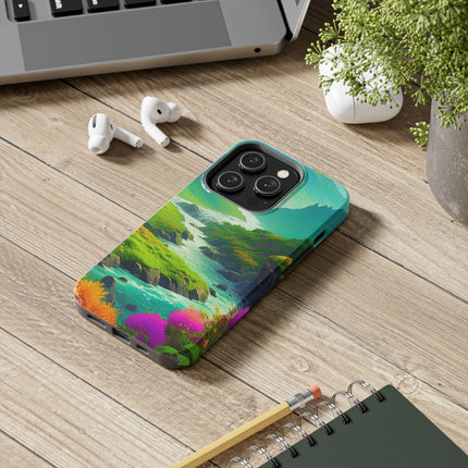 RIVER SPRING FLOWER VALLEY Phone Case
