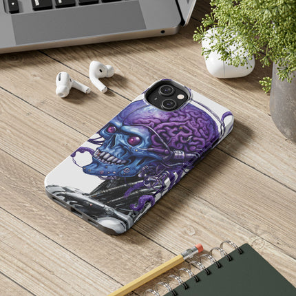 BLUE ALIEN SKULL Phone Case