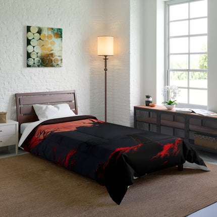 CURSED RING OF LUNAR BLOOD Video Game Inspired Comforter