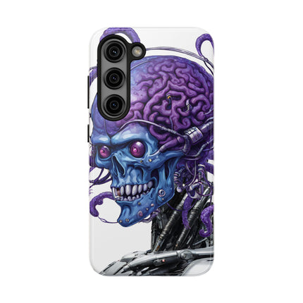BLUE ALIEN SKULL Phone Case