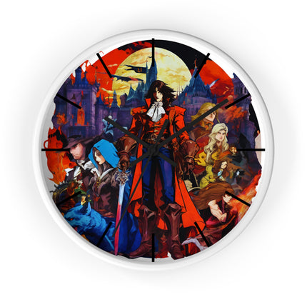 ALLIANCE AGAINST EVIL Video Game Inspired Abstract Collage Wall Art Clock