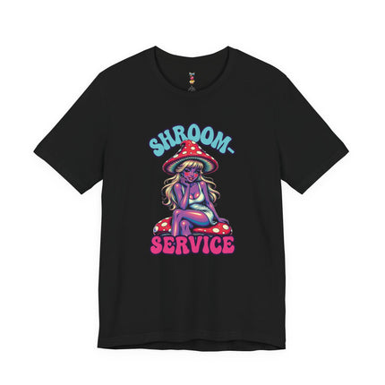 SHROOM SERVICE T-Shirt Provocative Seductive Sexy Cartoon Tee