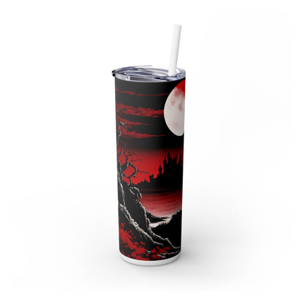 THE PATH OF EMPTINESS IS A PRELUDE TO THE NIGHT - Video Game Inspired Skinny Tumbler