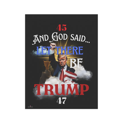 Trump Home Garden Banner, Outdoor House Decor, Patriotic Garden Flag, Yard Sign Decoration, Political Election Gift, Religious Quote Banner