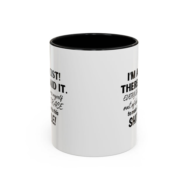 Funny Office Coffee Mug, Racist Humor Gift, Job Hater, Work Place Sucks, Shithole Employer Cup, Mens and Women Employee Mug