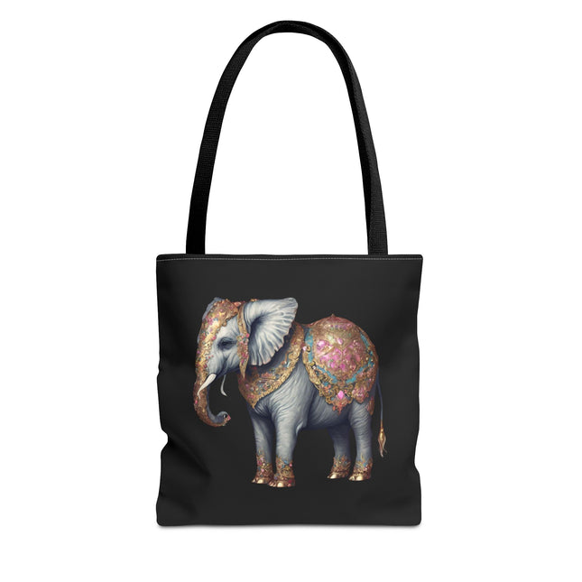 Personalized Elephant Gift Tote | Majestic Custom Grocery Bag | Jungle Lovers Office Travel Carrier | Wild Animal Business Traveler