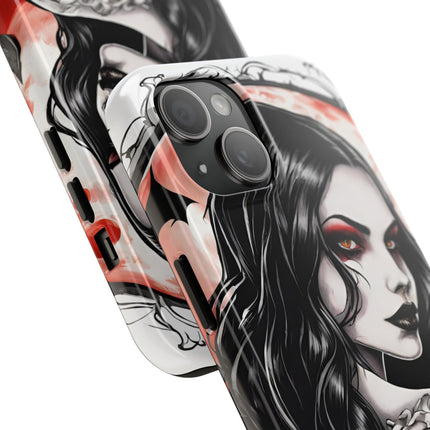 VAMPIRESS UNDER THE BLOOD MOON Phone Case