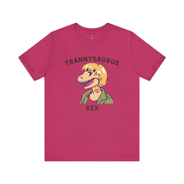 TRANNYSAURUS REX T-Shirt - Funny Dinosaur Parody Humor Tee