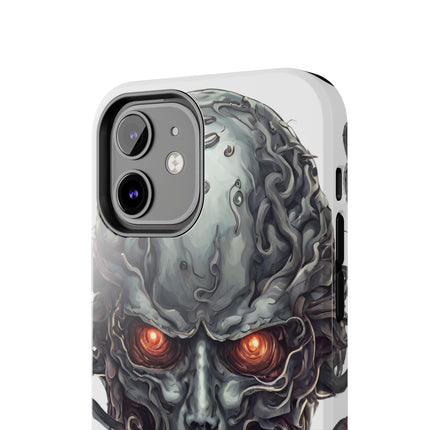 TENTACLED METAL ALIEN SKULL Phone Case