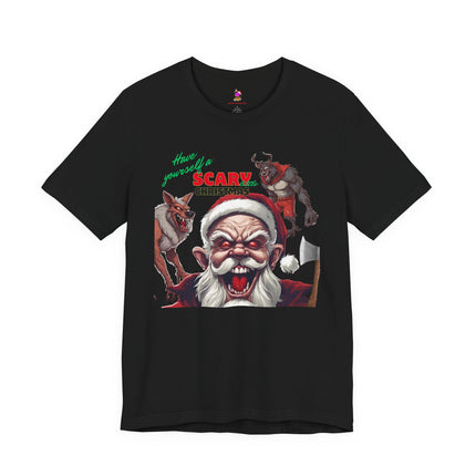 HAVE YOURSELF A SCARY LITTLE CHRISTMAS Psycho Santa and Reinwolves T-Shirt