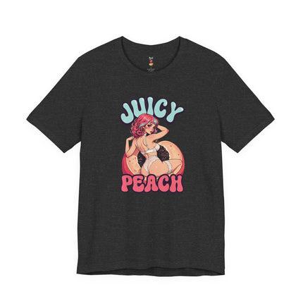 JUICY PEACH T-Shirt Provocative Seductive Sexy Cartoon Tee
