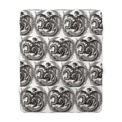 MEDIEVAL FLYING DRAGON Blanket