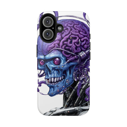 BLUE ALIEN SKULL Phone Case