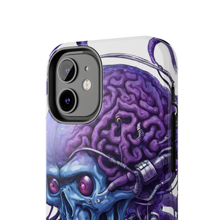 BLUE ALIEN SKULL Phone Case