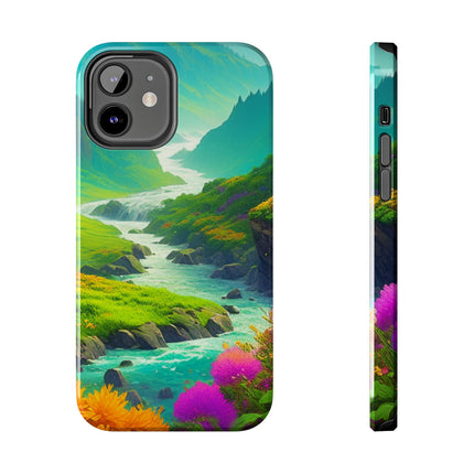 RIVER SPRING FLOWER VALLEY Phone Case