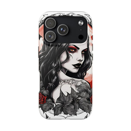 VAMPIRESS UNDER THE BLOOD MOON Phone Case