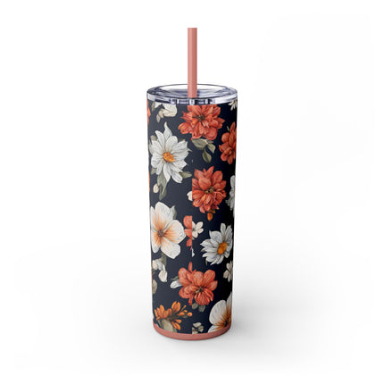 FLOWERS BLOSSOM Tumbler- Fitness Gym Workout Travel Drink Holder