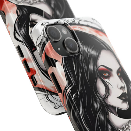 VAMPIRESS UNDER THE BLOOD MOON Phone Case