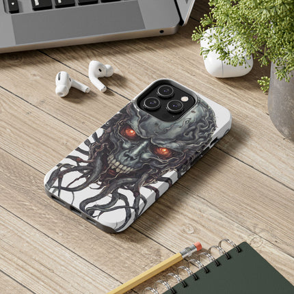 TENTACLED METAL ALIEN SKULL Phone Case