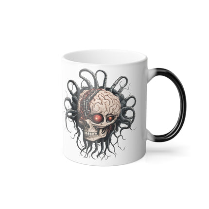 PERSONALIZED Evil Alien Skull Coffee Mug | Tentacle Robotic Cyborg Brain Cup | Gift For Him | Video Game Inspired Mug | Gift For Her