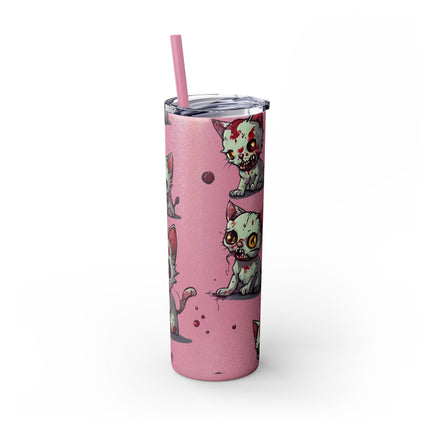 ZOMBIE KITTIES Skinny Tumbler - Mutated Kitten Zombies Insulated Cup
