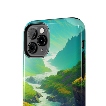 RIVER SPRING FLOWER VALLEY Phone Case