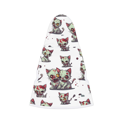 Zombie Cat Pet Sweatshirt, Undead Brain Kittens Cats or Dogs Hoodie, Bloody Gray Feline Kitty Animal Lovers Shirt, Cute Pet Lover Gift