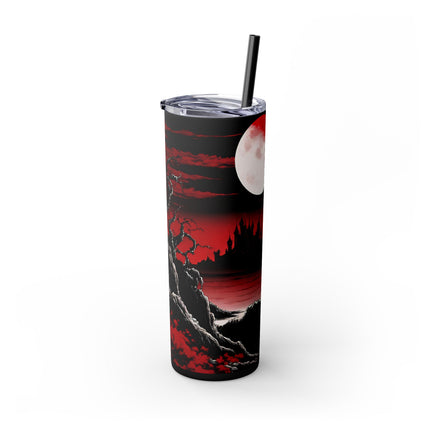 THE PATH OF EMPTINESS IS A PRELUDE TO THE NIGHT - Video Game Inspired Skinny Tumbler