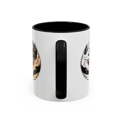 Valentines Day Gift For Her, Cat Lovers Mug, Valentine Coffee Cup for Her, Purrfect Fit Paws Mug, Couples Love Morning Tea Coffee