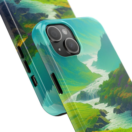 RIVER SPRING FLOWER VALLEY Phone Case