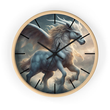 MAJESTIC MYTHS PEGASUS Wall Clock - Greek Mythology Fantasy Decor
