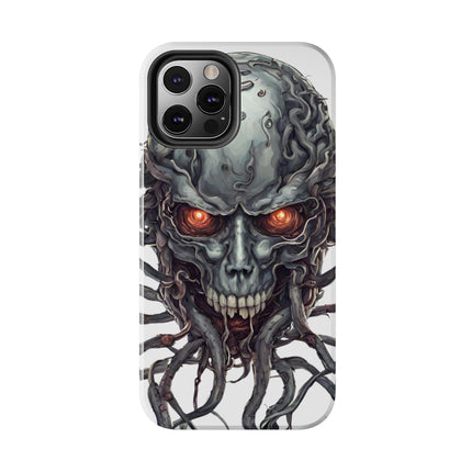 TENTACLED METAL ALIEN SKULL Phone Case