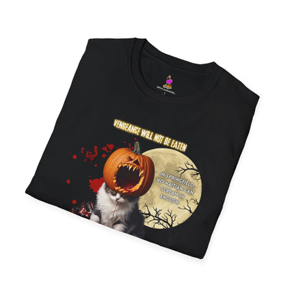 PUMPKATHEAD Pumpkinhead Spoof Eating Cats Springfield, Ohio Shirt