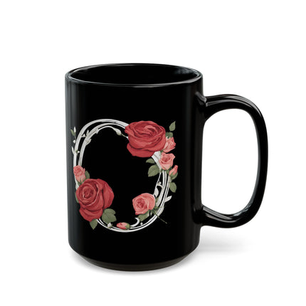 CUSTOM Personalized Letter O and Name Coffee Cup | Mom, Grandma, Aunt Gift